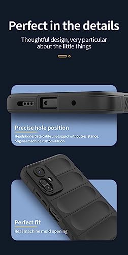 WBWONE Cover per Xiaomi Redmi 12, [Floccaggio in