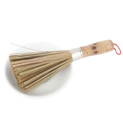 Image of Bamboo Wash Pot Brush Long Handle Dish Washing Bamboo Strong Decontamination Ability pots, Dishes, and Pans