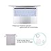 MOSISO Compatible with MacBook Pro 13 inch Case M2 2025, 2024, 2023, 2022-2016 A2338 M1 A2251 A2289 A2159 A1989 A1708 A1706, Plastic Hard Shell&Keyboard Cover&Screen Film&Storage Bag, Serenity Blue