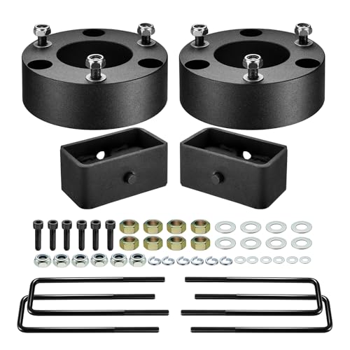 Image of BDFHYK 3 inch Front and 3 inch Rear Leveling Lift Kits Compatible with Chevrolet Silverado 1500 Compatible with GMC Sierra 1500, Suspension Lift Kit Set for 2007-2019 Silverado 1500 2WD 4WD
