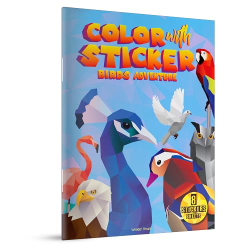 Image of Color with Sticker - Birds Adventure