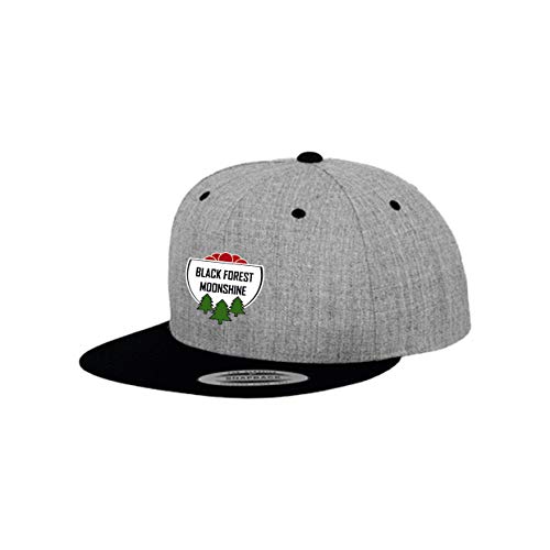 BLACK FOREST MOONSHINE - Cap Snapback grau melliert Cover