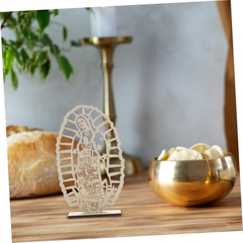 Centre de table de baptême en bois le cadeau idéal pour parrain et marraine - 5