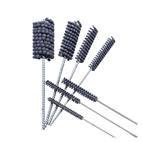 Brosse à tête sphérique pour éliminer les bavures de métaux dans les cylindres de 10mm