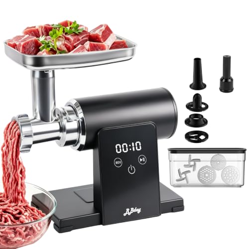 Image of Electric Meat Grinder with Touch Screen, 3200W MAX