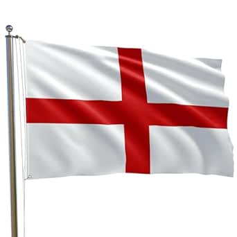 England Flag St George 5x3 Feet - Large Polyester Flag With Wearable Sleeve For World - Foto 3