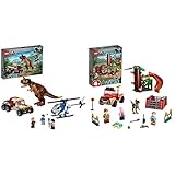 lego jurassic world neue sets 2019 producto 2: Incluye 3 minifiguras: Ben, Brooklynn y Claire Dearing, además de figuras de juguete de un Stygimoloch y de Bumpy, la cría de dinosaurio Ankylosaurus