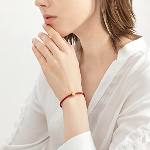 Image of CHOW SANG SANG 999 24K Solid Gold Mini Charm Chinese Zodiac Lovely Cute Animal Mini Charm Bracelet for Women