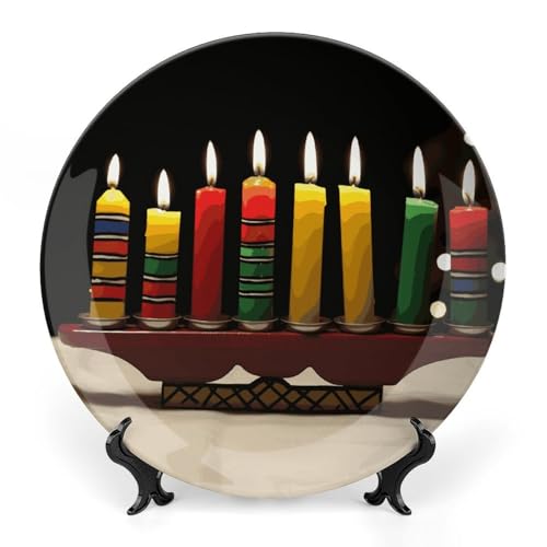 Plato Decorativo de Porcelana Kwanzaa 6 pulgadas miniatura 1