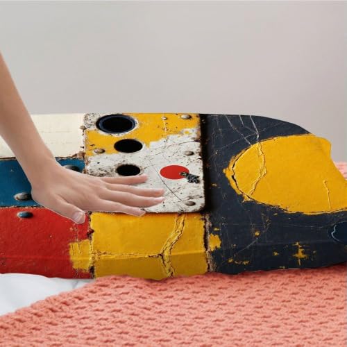 Housse de Couette 90x190 Graffitis Colorés Lit Enfant - 7