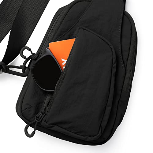 Image of ODODOS Sling Bag with Adjustable Straps Crossbody Chest Bag Lightweight Backpack for Casual Traveling Hiking