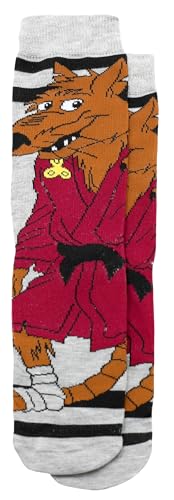 Hyp Teenage Mutant Ninja Turtles TMNT 6 Pair Pack Novelty Athletic Crew Socks for Men, Shoe Size 6-123