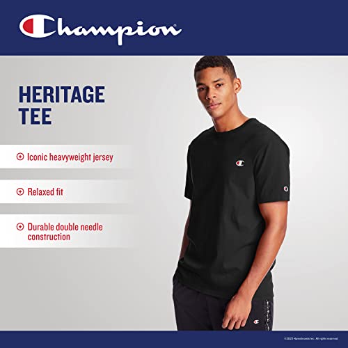 Champion, Heritage, Short-Sleeve Cotton Tee, Heavyweight Men's T-Shirt4