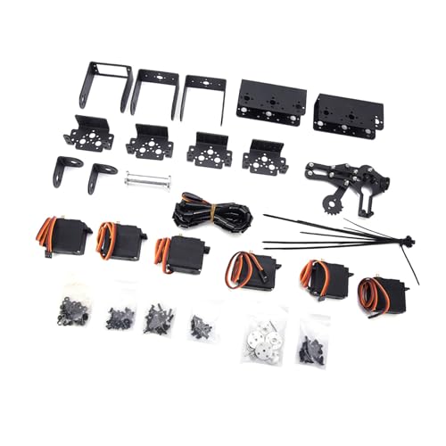 aqxreight 6DOF Robot Mechanical Arm Clamp Claw Kit DOF Manipulator Industrial Robot Parts and Allowing for and