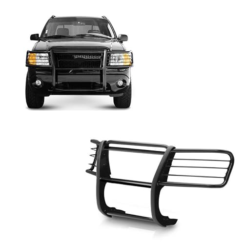 Image of Black Horse Grille Brush Bumper Guard Modular Black Compatible with 2002-2005 Ford Explorer-17FJ26MA