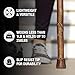 Brazos Rustic Wood Walking Stick, Twisted Sweet Gum, Traditional Style Handle, for Men & Women, Made in the USA, 48