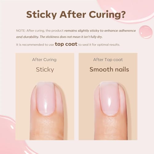 Image of modelones Gel Polish Builder Nail Gel, Base Colors 8-in-One Jelly Caramel Brown Nude Pink Clear Builder Nail Gel Polish for Hard Extension Rubber Lamp Cured 6 Colors