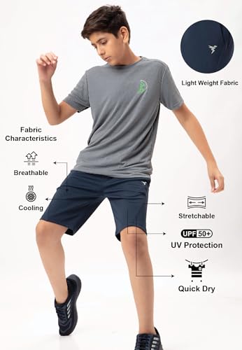 Image of TECHNOSPORT Boys Regular Shorts - (BSBR26 PRNT)