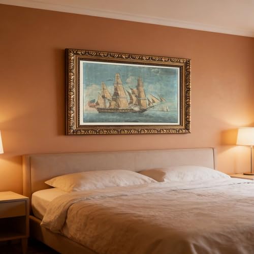 Impression U.S.S. Constitution 1803 : le cadeau idéal pour passionné d'histoire maritime