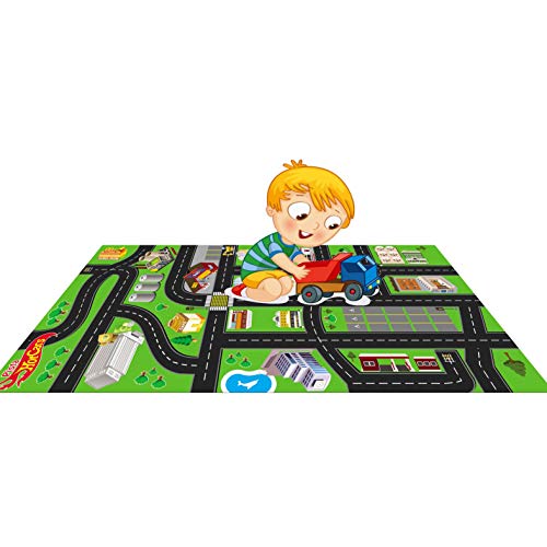 Tapete Ilustrativo Pista de Carrinho Hot Wheels (60x120cm)