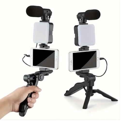 Opiniones y reviews de Grabados - 5 favoritos. 41 Trípode Celular para Video Making Kit - Soporte Móvil Grabación, Vlogging, TikTok, Live Stream, Kit Grabación Profesional Móvil