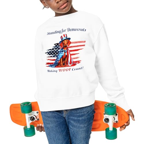 Democratic Dog Making Woof Count Election 2024 Adult Youth T-Shirt Hoodie Sweatshirt4
