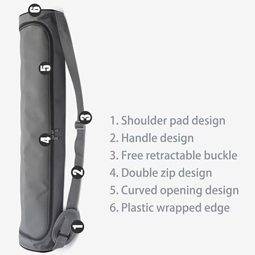 XIANTIAN Yoga Mat Bag, with Yoga mat Straps,Waterproof Yoga Mat Carry Bag for Most Yoga Mats to Gym Class Beach Park Travel, BZ66YJDB - Image 4