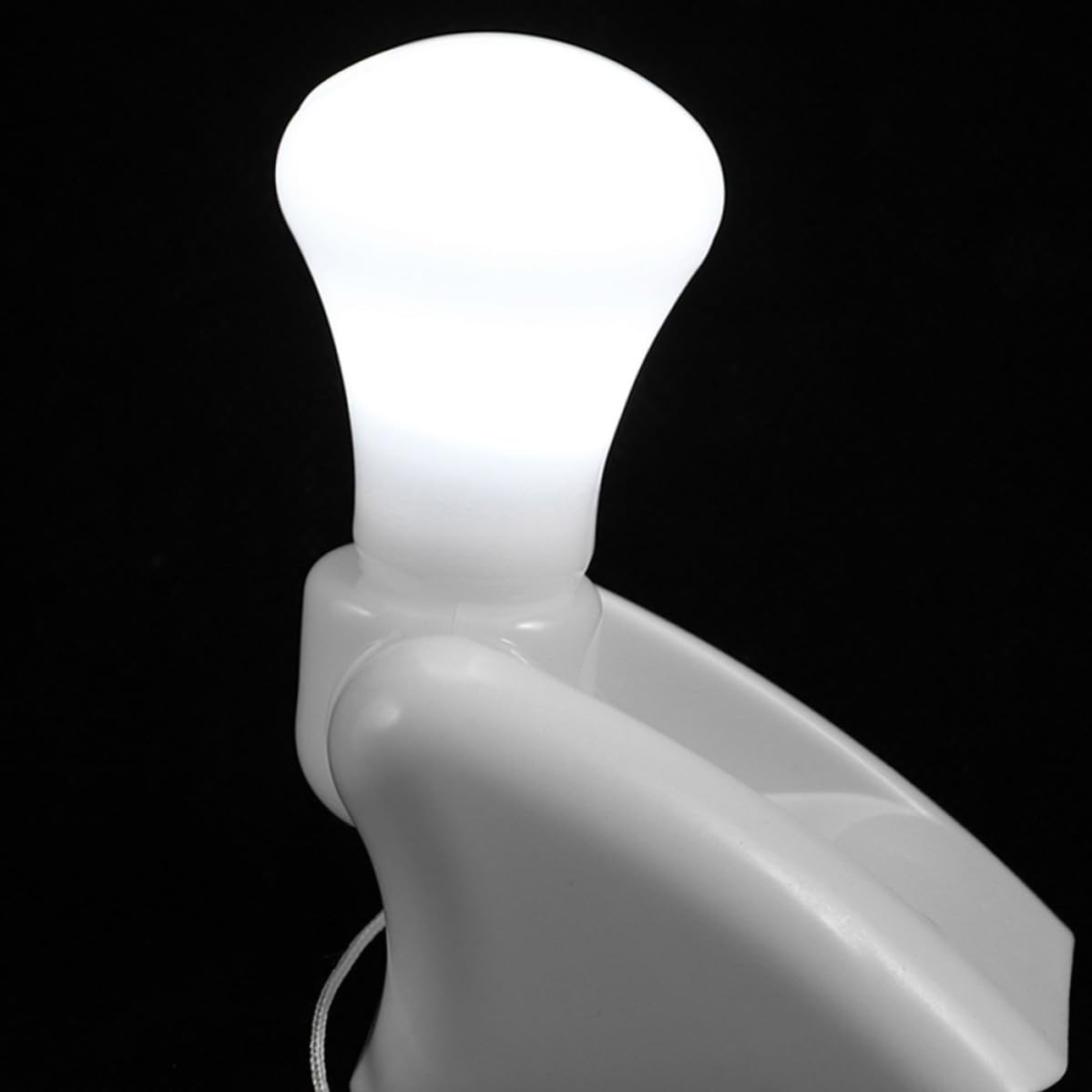 Lámpara de Camping LED Cuerda de Tracción 8 Piezas | Blanco, Pc, Diseño Portátil y Ligero, Uso en Camping y Hiking, Operación Sencilla