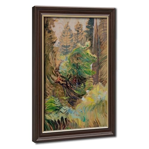Affiches sur toile de peinture d'arbre décoration murale de salon 20x30 cm