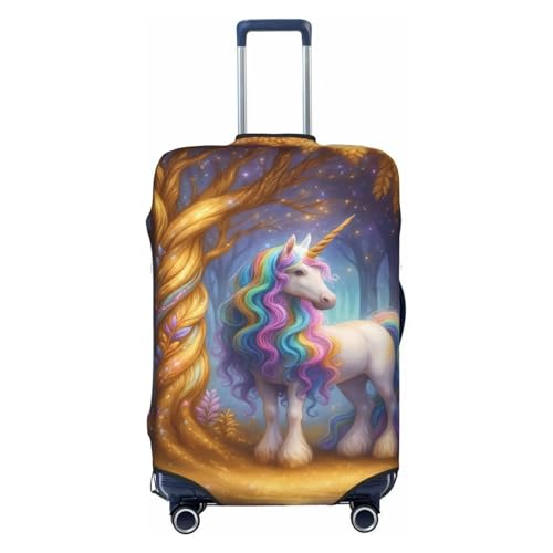 Unicorn Forest Suitcase Cover Fashion Luggage Covers Anti-Scratch Elastic Lightweight Protector For Travel Outdoor X-Large