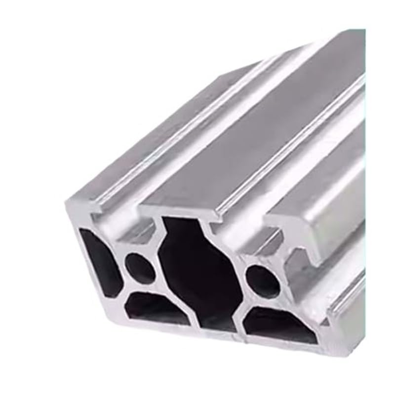 OB-2040N2 Perfil De Aluminio Con Ranura En T, Marco DIY, Máquina Extrusión Carril Lineal, Metal, Sellado for Impresora 3D CNC, 1 Ud(650mm)