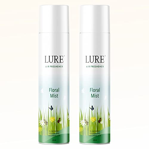 Image of Lure Room Freshener | Air Freshener for Home And Office - FLORAL MIST (220ml Each, Pack of 2)