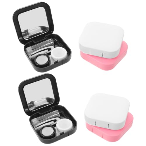 Étui lentilles de contact portable | Kit de voyage étanche pour lentilles de contact 6 pièces
