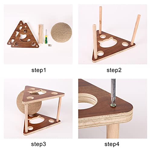 YJYQ Giocattolo tiragraffi per Gatti,Tiragraffi