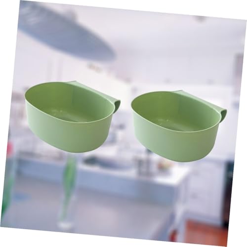 Caneca colgante rectangular para puerta de gabinete verde miniatura 3