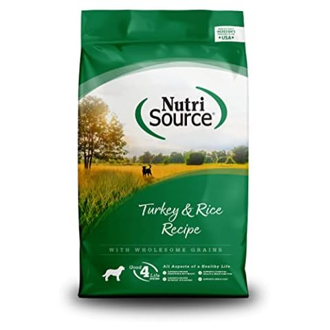 NutriSource Turkey & Rice Dog Food 5lb Cover