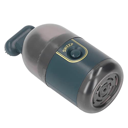 NOENNULL Aspiradora de mano, recargable, portátil, inalámbrica, mini aspiradora de mano a través de USB para escritorio en coche (verde)