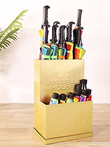 Support de vidange de parapluie métallique pour sol sec et propre