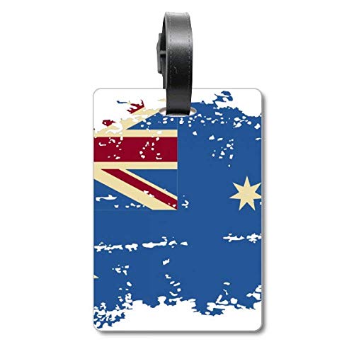 Étiquette d\'identification pour valise drapeau australien finitions premium