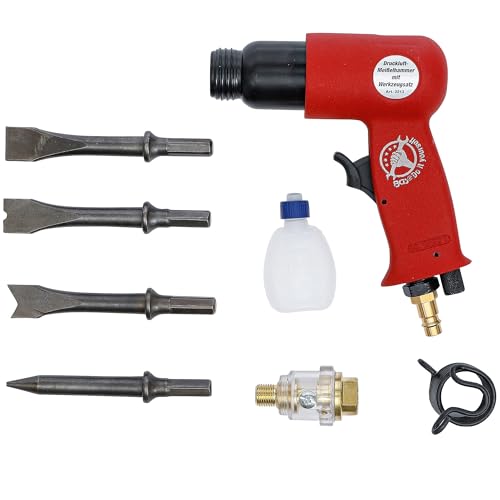 Foto von BGS Diy 3213 | Druckluft-Meißelhammer mit Werkzeugsatz | 8-tlg.