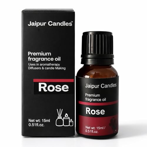 Image of Fragrance Oil | 15 ml | Aroma Oil for Home Fragrance | Best for Aromatherapy | Use in Diffusers, Candles, Air Fresheners (15ML, Rose)