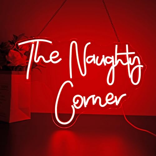 Image of Neon Sign, HSJNJKFU Neon Signs for Wall Decor Red Led Light up Signs Bar Sign for Man Cave, Party, Club, Restaurant, Cafe, Shop, Room Home Decor, USB Powered