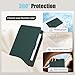 Case for Kobo Clara with Hand Strap & a Screen Protector, Ultra-Lightweight Protective Cover for Kobo Clara Colour 2024 (N367), Clara BW (N365), Clara 2E (N506) (Dark Green, One Size)