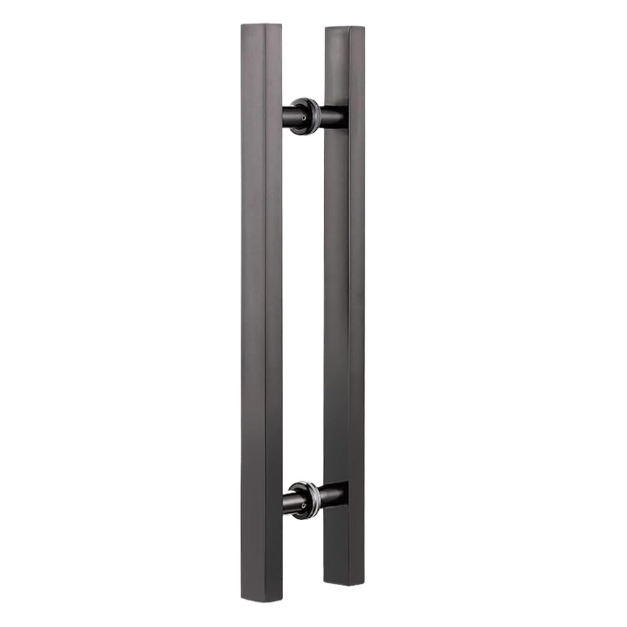 ADGCFKOP Shower Door Handle, Door Pull Interior Exterior Door Push Handle Black,Flat Shape Two Sides Glass Door Handles Front Door Knob(80cm/32inch)
