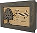Bellewood Designs Family Tree Hidden Gun Safe - Handcrafted Gun Concealment Decor - Hidden Gun Shelf for Quick Access - Hidden Wall Safe for Secure Storage - Made in USA (Gray)