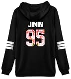 Paket umfassen: 1 Hoodie ShallGood dames mode druk cropped pullover capuchonpullover Crew Neck lange mouwen capuchonpullover sweatshirt tops blouse capuchon jumper - boyfriend DE 36