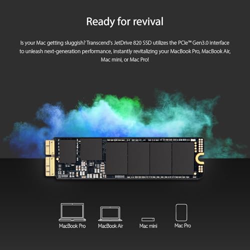 Image of Transcend 480GB JetDrive 820 PCIe Gen3 x2 Solid State Drive (TS480GJDM820)