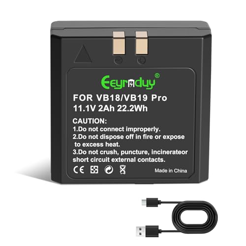 Eeyrnduy VB18 - Batería de litio recargable para Godox V850 V850II V860 V860C V860II V860II-C V860N V860II-N V860II-F V860II-O V860II-S Speedlite Flash