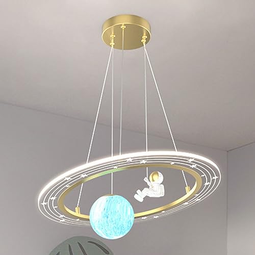 Plafonnier LED chambre enfant astronaute acrylique dimmable pour salon et couloir