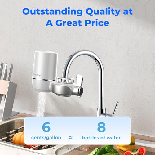 Waterdrop WD-FC-01 Water Filter For Sink, 320-Gallon Faucet Mount Water Filtration System thumb #2